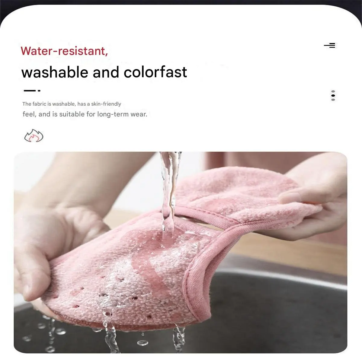 أغطية أذن من الصوف بتصميم مقاوم للرياح، للجنسين، دافئة ومسامية، مناسبة لركوب الدراجات في الخريف والشتاء والأنشطة الخارجية #6