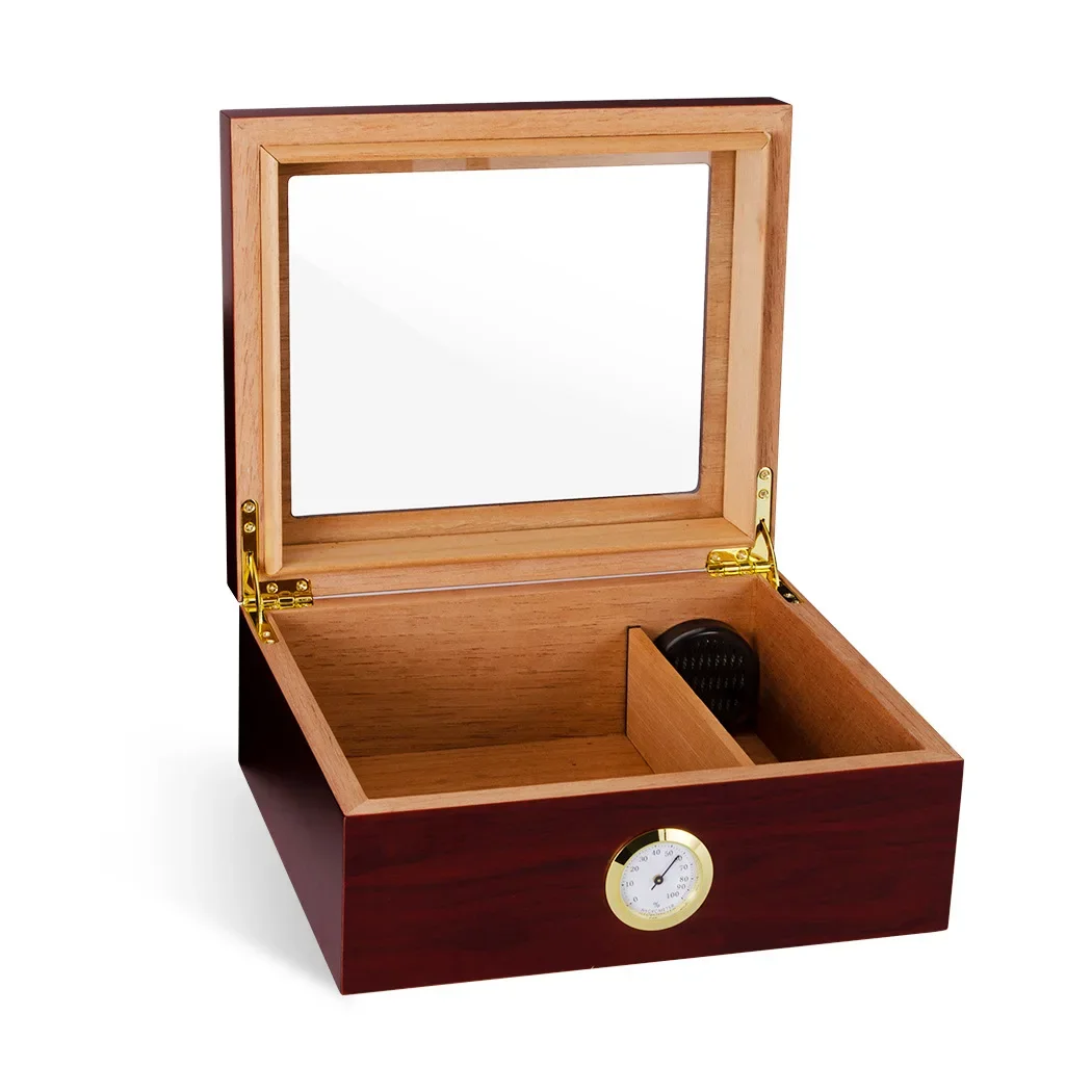 

Cedar Wood Cigar Humidor Box, Travel Boxes, Cool Gadgets, Cigar Case, Holder for 20-40 Cigars