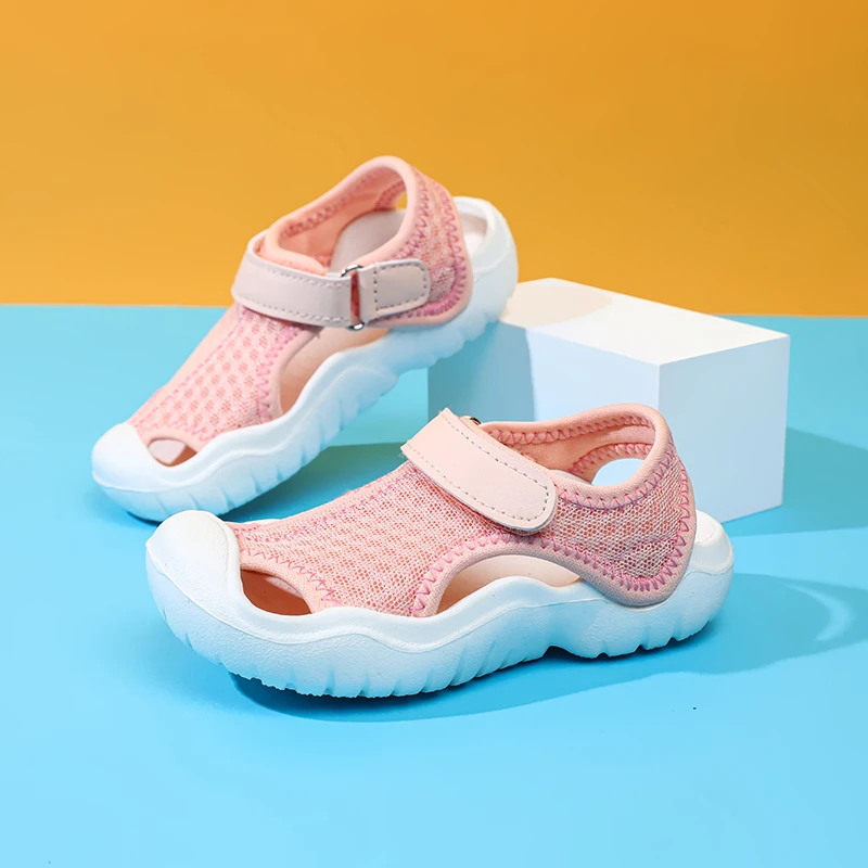 Simple Stitching Kids Board Footwear Breathable Composite Fabric Upper Anti Rubber Unisex Boys Girls School Leisure Sneakers