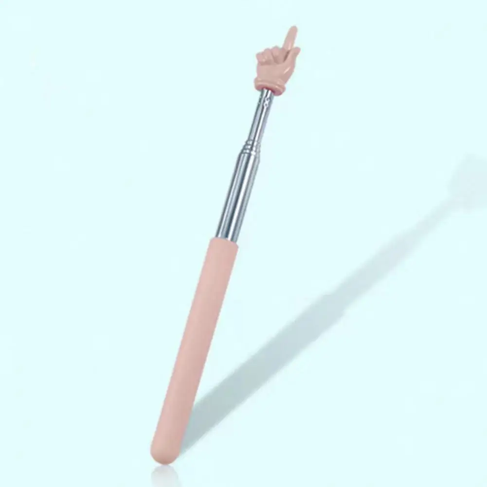 Classroom Pointer Retractable Pointer Adjustable Length Stainless Steel Finger Reading Teacher Pointer with for Children's