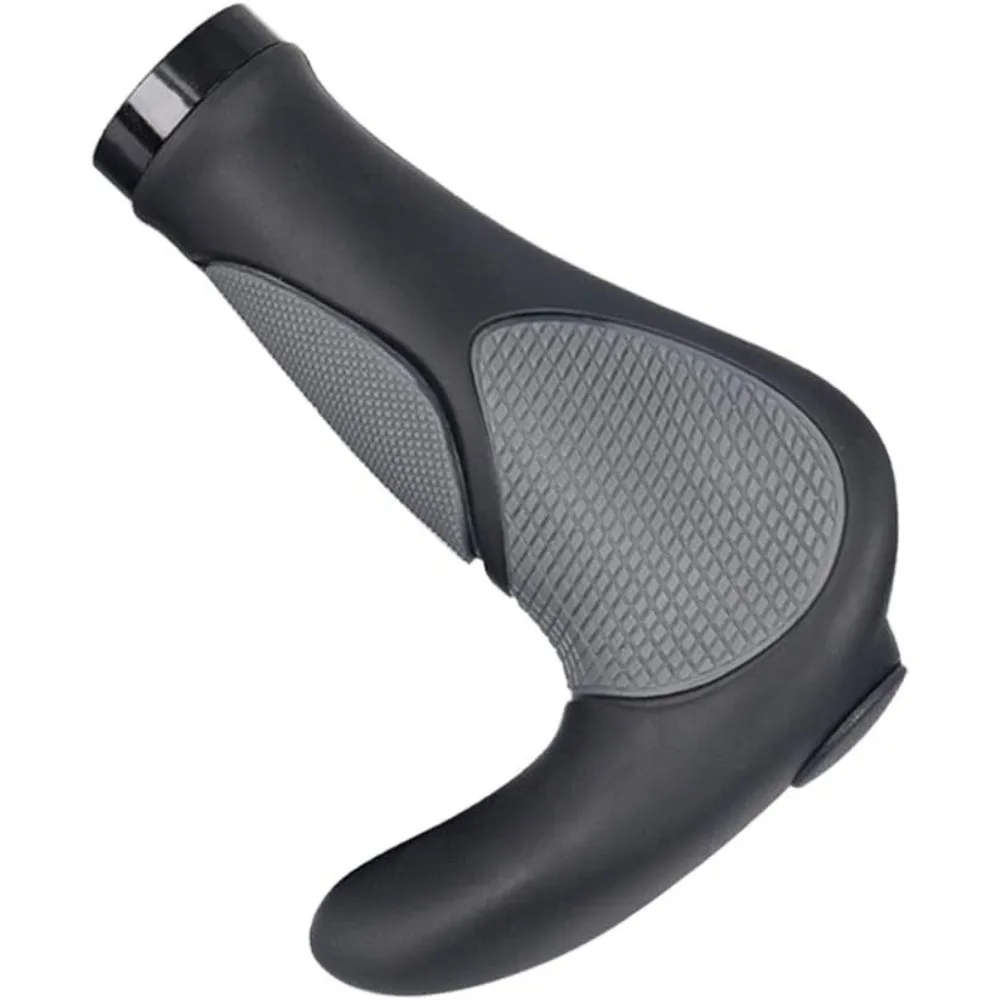 AliExpress NONE Shockproof Bike Handlebar Grips Ergonomics with Extended Bar Non-slip Rubber Bike Grips Durable MTB Cuffs Bicycle Accessories