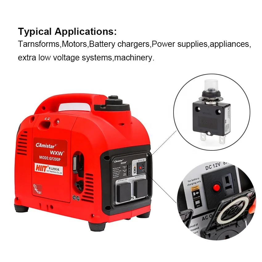 KUOYUH 98 series 30A automatic reset thermal overload protector button control switch circuit breaker