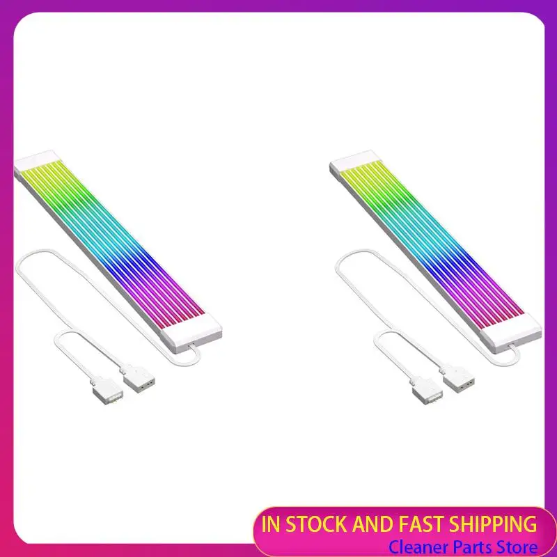 

ГОРЯЧАЯ ПРОДАЖА-2X RGB удлинительный кабель питания ARGB удлинительный кабель питания 5 В 3-контактный RGB светодиодный светильник для корпуса ПК