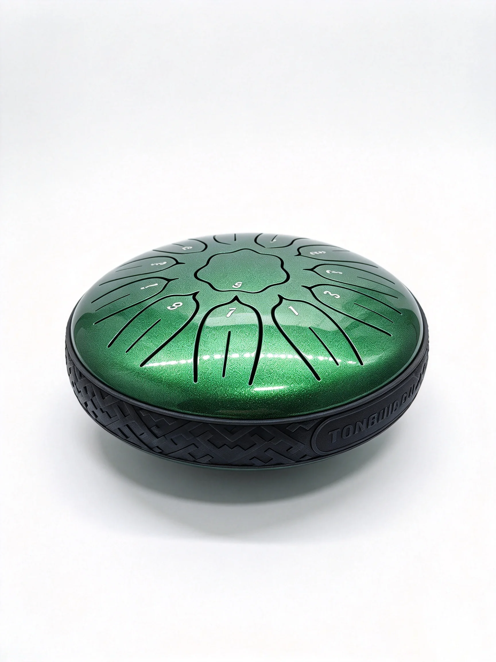 Hluru  6 Inch 11 Notes Steel Tongue Drum Key D Glucophone Ethereal Drum For Beginner Handpan Musical Instruments Gift
