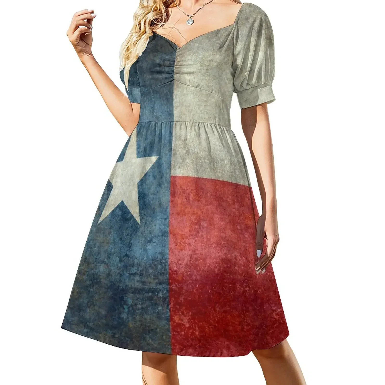 

Texas Flag Sleeveless Dress evening dress Women's dress