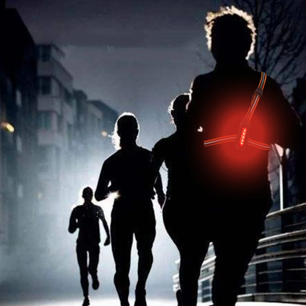 

Professional Night Running Light ABS LED Nylon Chest Strap Rechargeable Sports Lamp Outdoor Accessory High Brightness Waterproof