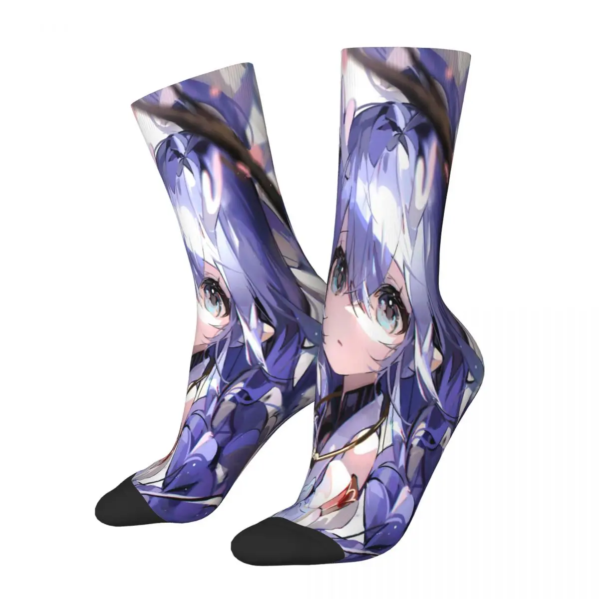 Bailu Honkai Star Rail Game Socks Male Mens Women Summer Stockings Polyester