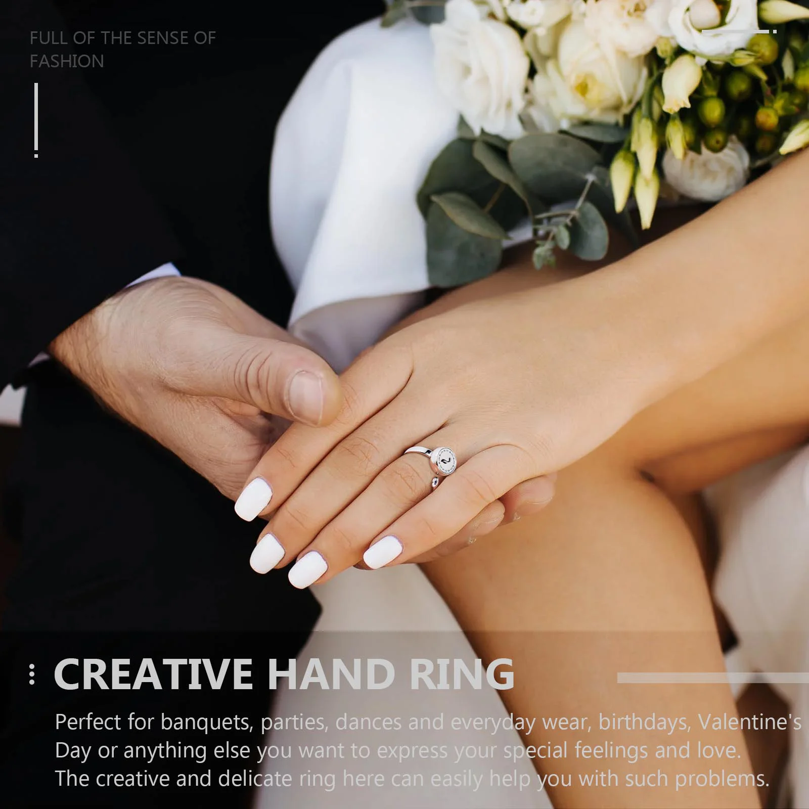 Trendy Rings Aromatherapy Essential Oil Retro Decor Adjustable Finger Diffuser for Women Miss Decoration