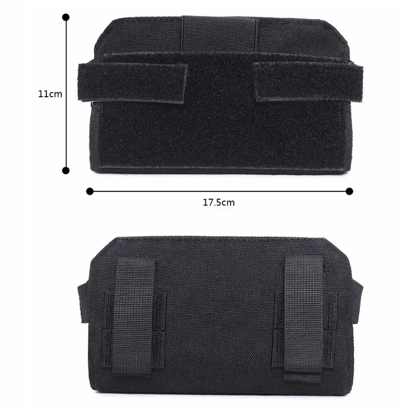 

Tactical Vest Front Pocket Mobile Phone Pouch Map Holder Chest Bag Molle Utility EDC Tool Pouch Sundries Storage Bag
