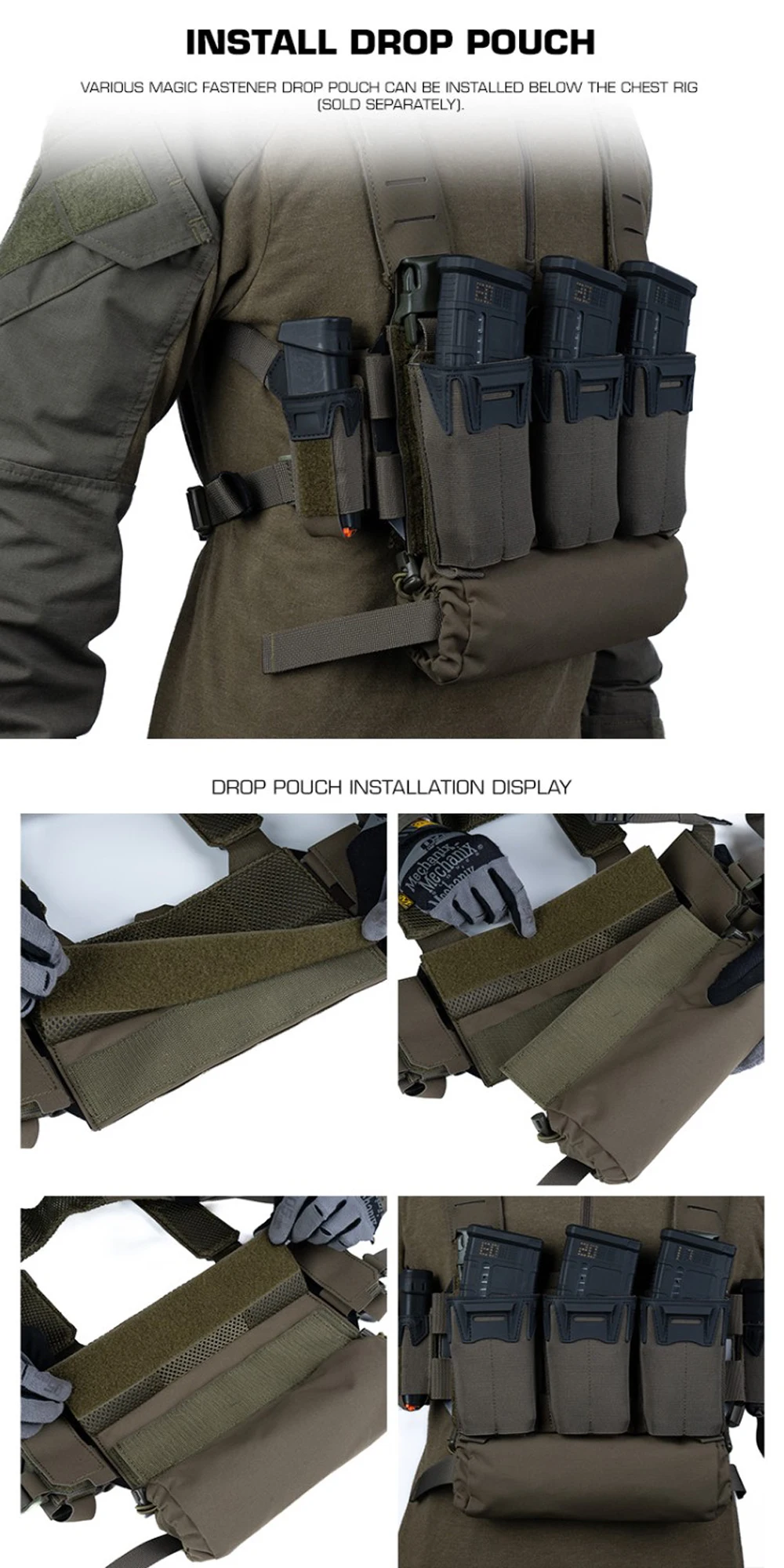 Chest rig tactique autre vue