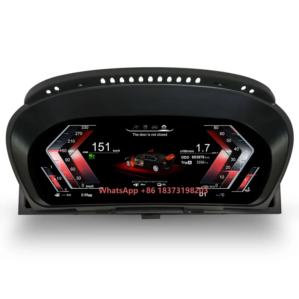 

MEKEDE 12.3" LCD Dashboard Speedometer for F10 Digital Cluster Dashboard X6 E71 2006 2013