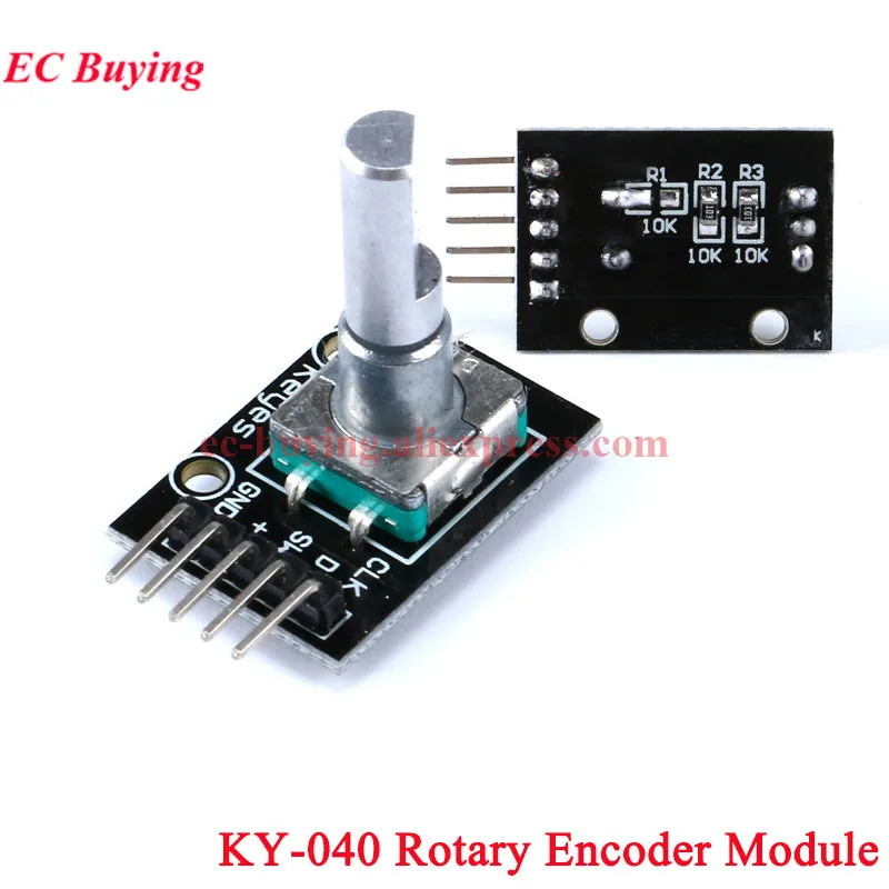 HW-040 360 Degree Rotary Encoder Module Brick Sensor Switch Development For Arduino Audio Rotating Potentiometer EC11 KY-040