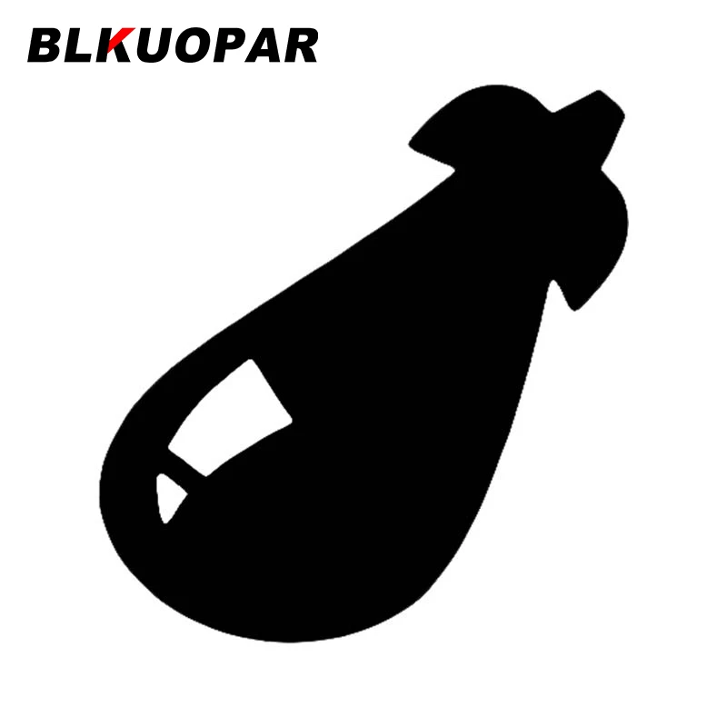 BLKUOPAR Eggplant Car Stickers Personality Waterproof Decals Creative Car Assessoires Vinyl Material Scratch-Proof Funny Decor