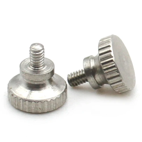 Imagen 2 del producto M2 M2.5 M3 M4 M5 ~ M12 5/2/1 Uds 304 perno de pulgar de paso alto de acero inoxidable pernos de perilla de agarre de mano tornillos de pulgar moleteados longitud 3 - 35mm