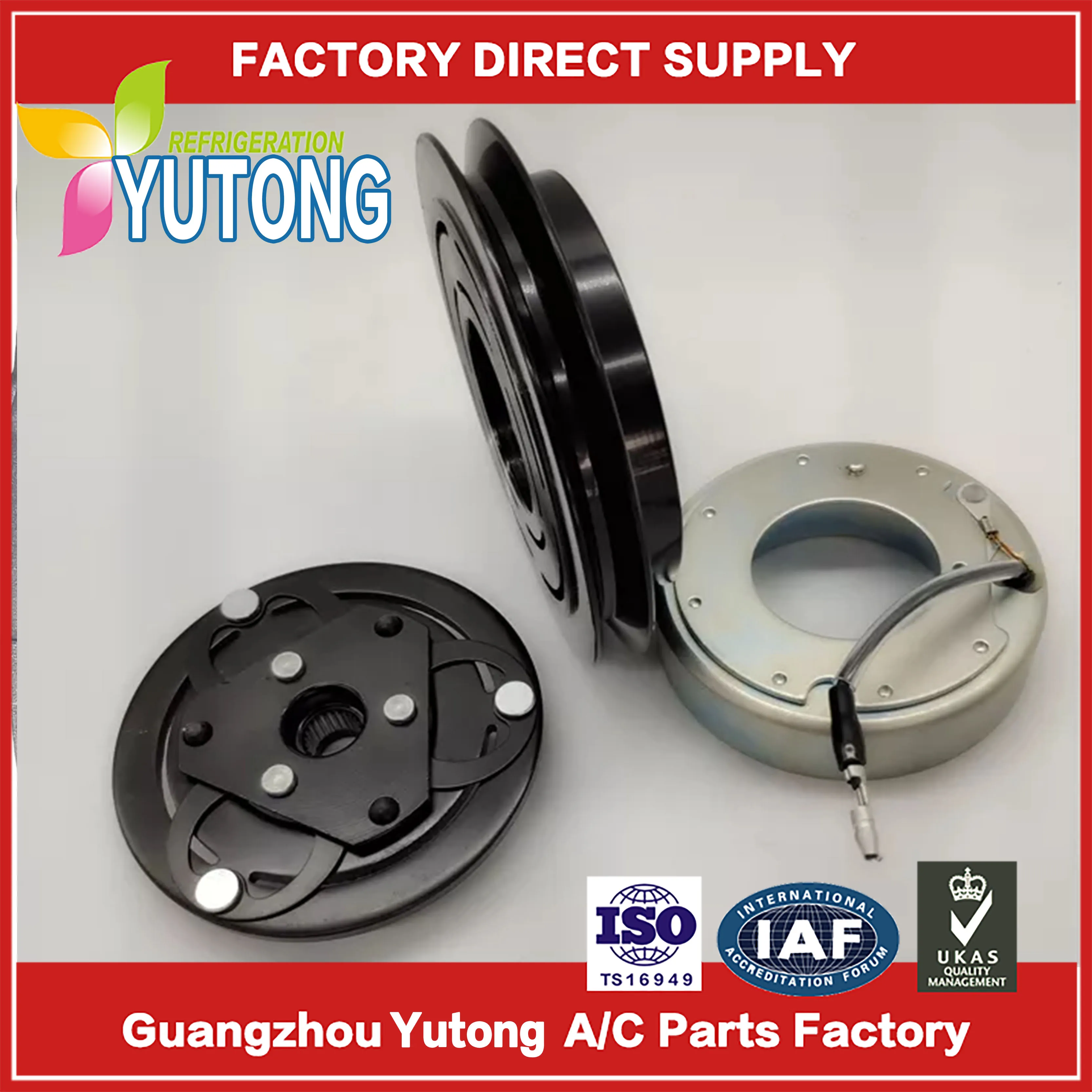 

Air AC Compressor 5PK Pulley Electromagnetic 12V Clutch For Honda City