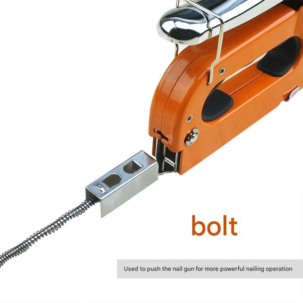 Pistola sparachiodi manuale con un sparatutto per unghie a tre usi, viene fornito con un dispositivo per il sollevamento delle unghie e 600 chiodi in regalo