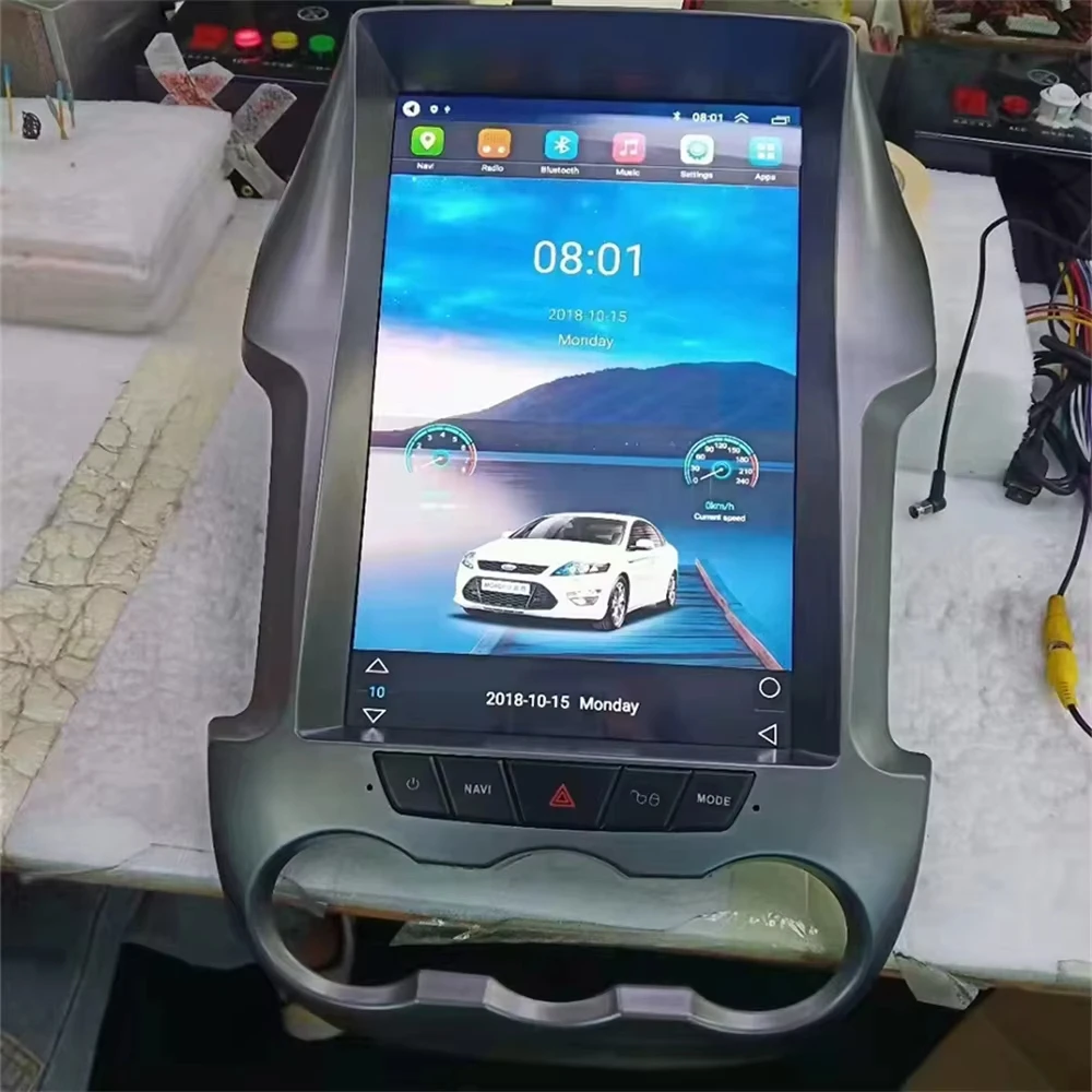 Android 15 สำหรับรถยนต์ฟอร์ด เรนเจอร์ F250 ปี 2015-2022 เครื่องเล่นนำทาง GPS มัลติมีเดีย หน้าจอแนวตั้ง วิทยุติดรถยนต์