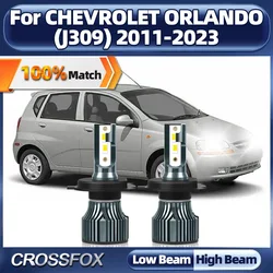 CROSSFOX Canbus LED Headlight Bulb Super Bright Headlamp Ampoule For CHEVROLET ORLANDO (J309) 2011-2018 2019 2020 2021 2022 2023