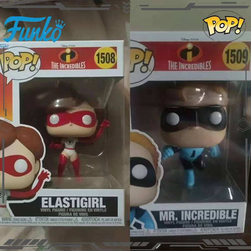 

Funko POP Original The Incredibles 2 Elastigirl Mr.incredible Action Figure Toys for Boys Girls Gift Collectible Model Ornaments