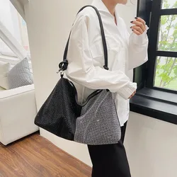 Diamond studded bag for women's new 2023 summer fashion trend shoulder bag with large capacity Crossbody bag luxury bag brand