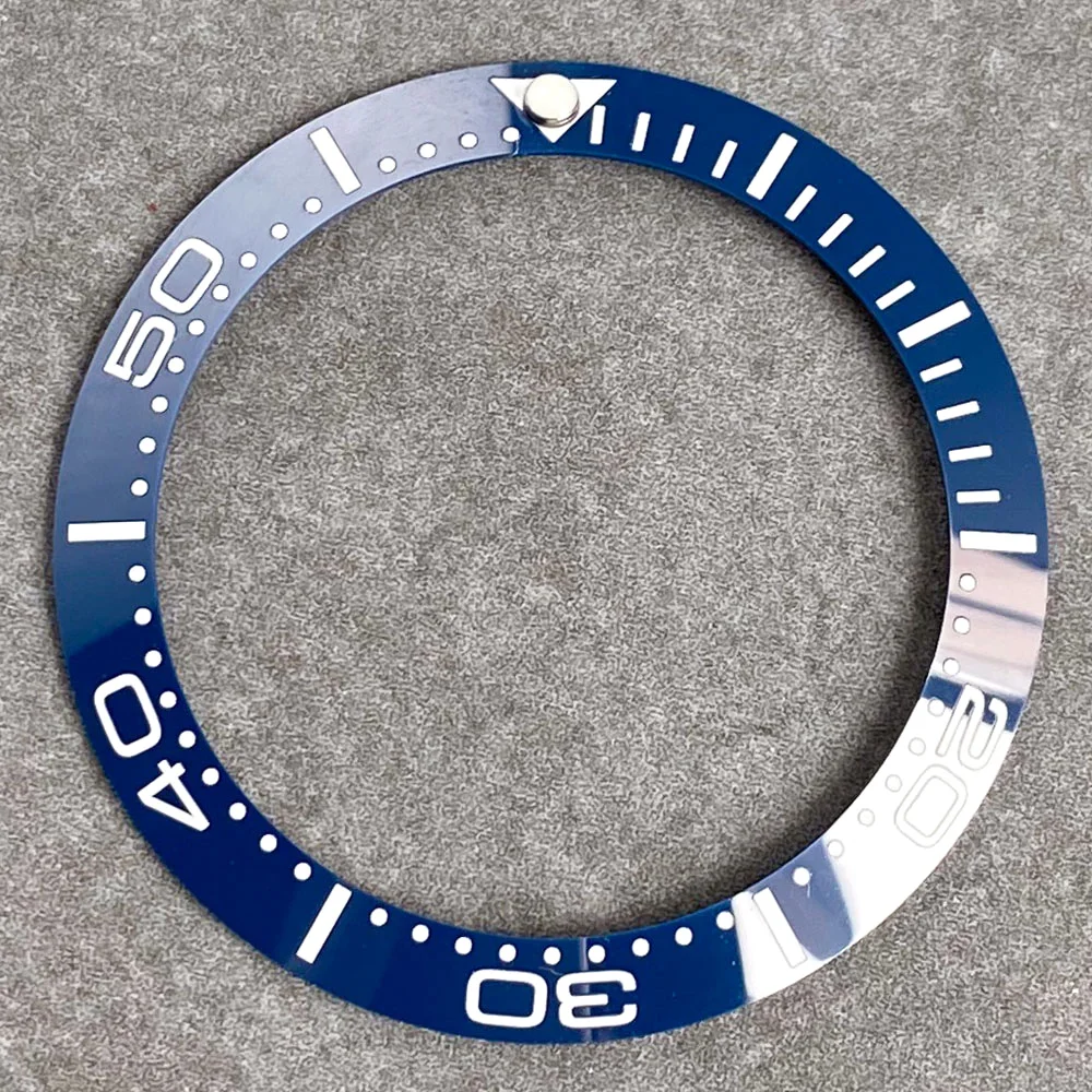 39.8mm*31.6mm Ceramic/Alloy Bezel Insert for GMT SUB SEA Steel Watch Slope Bezel Ring Dive Watch Mod