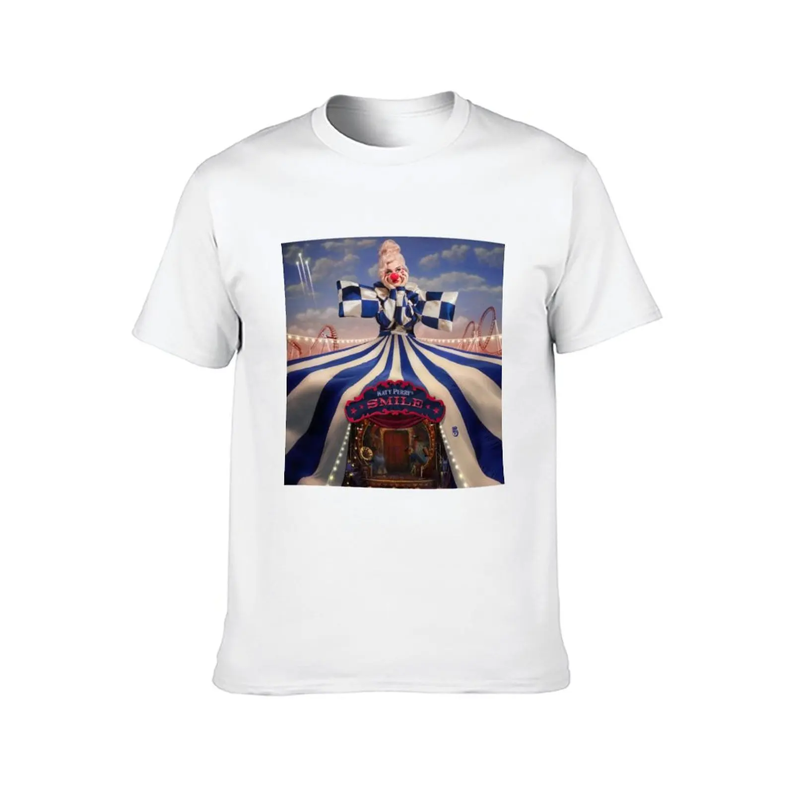 Katy Perry SMILE ALBUM T-Shirt anime tshirt summer top mens white t shirts