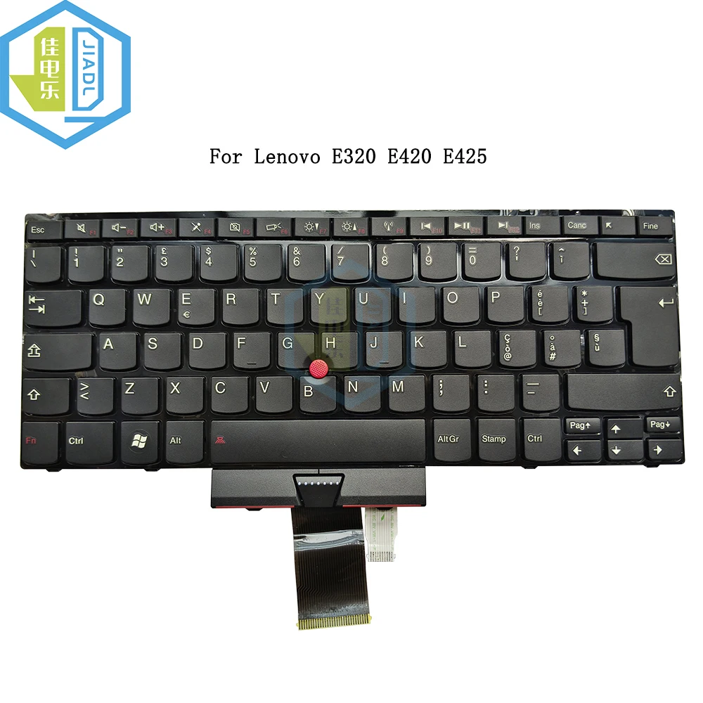 US English IT Italy GR SK For Lenovo Thinkpad E320 E325 E420 E420S E425 S420 Black Frame With Red Point No Backlight