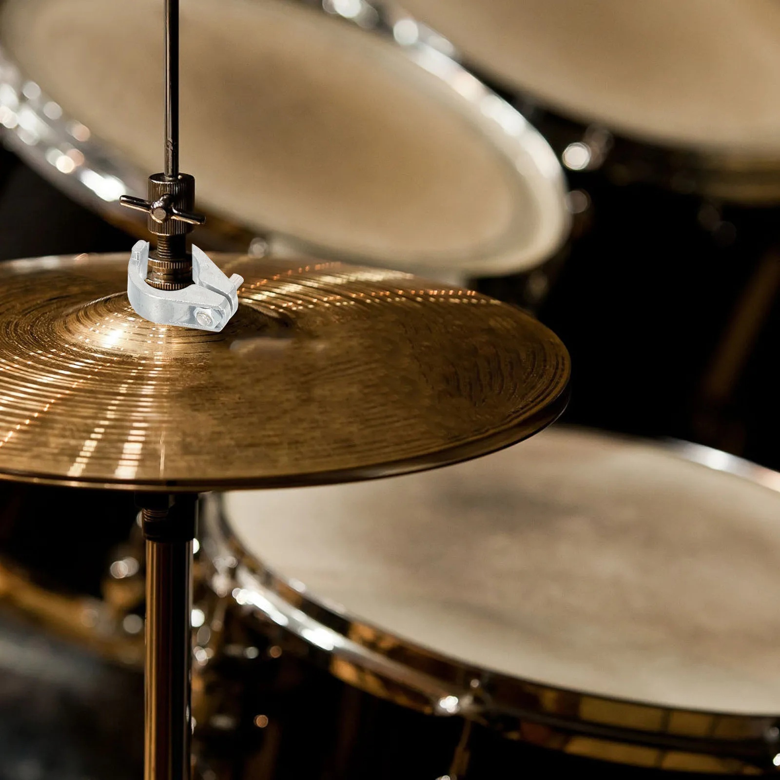 

Mounting Clip Horn Bell Accessories Cow Cowbell Holder for Drum Metal Large Drums