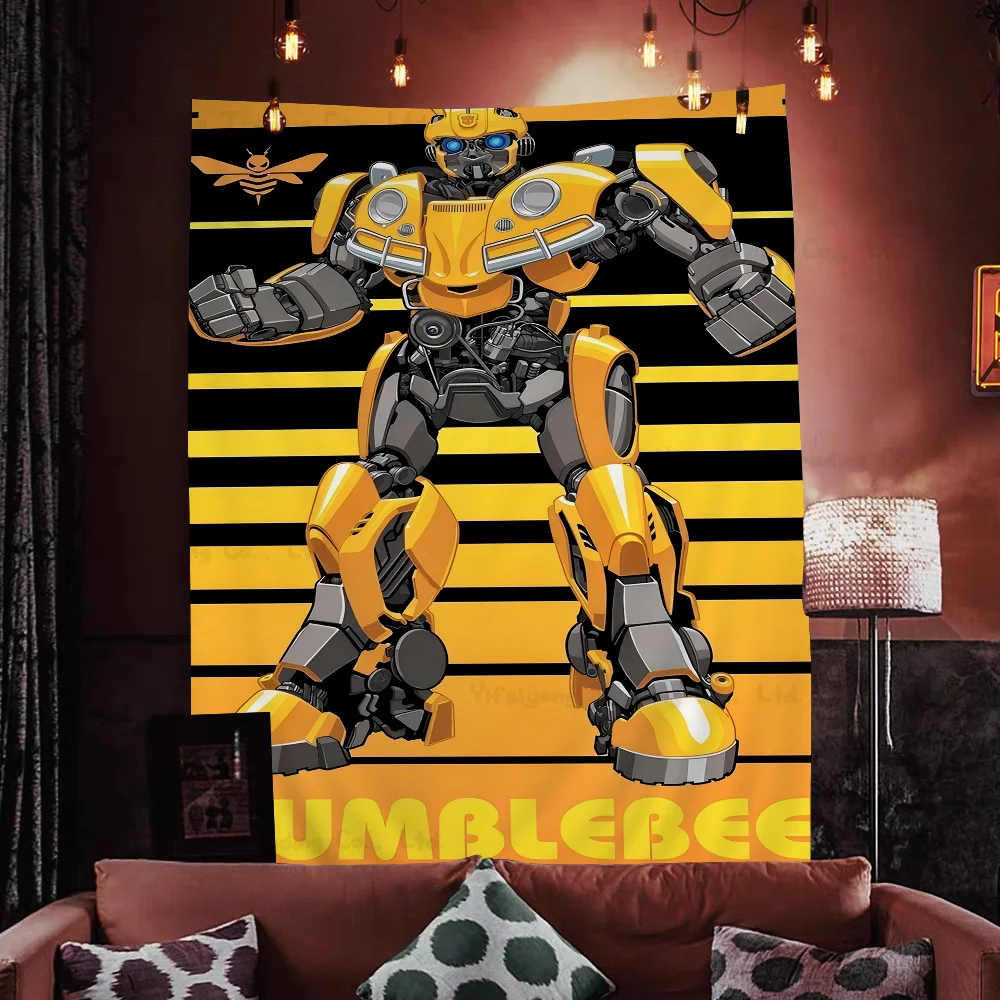 Bumblebee Transformers Hanging Bohemian Tapestry Cheap Hippie Wall Hanging Bohemian Wall Tapestries Wall Hanging Home Decor