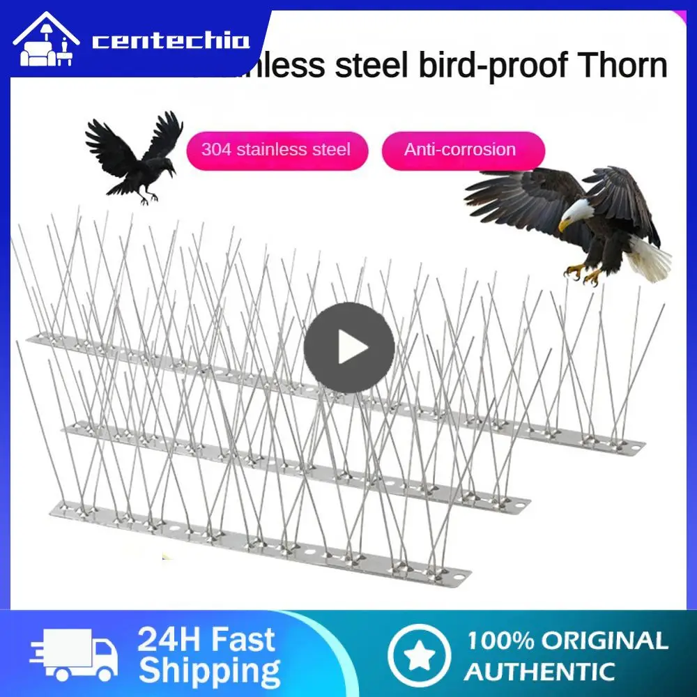 Pigeon Spikes and Bird Repeller Deterrent Anti Bird Pigeon Repellent Stainless Steel Anti Pigeon Spikes Bird Spikes