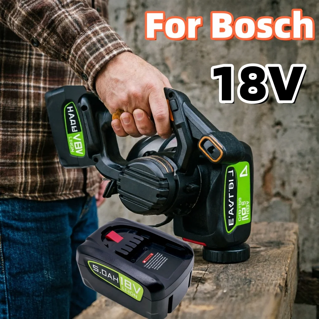 18V 5,0Ah Ersatz-Li-Ionen-Akku für Bosch PBA PSB PSR Werkzeuge – Erstplatz im Umsatz, kompatibel mit AL1880CV AL1