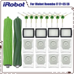 For iRobot Roomba i7 i7 i6 i8 i3 Plus E5 E7 E&I Series Hepa Filter Side Brush Main Brush Vacuum Cleaner Replacement Accessories