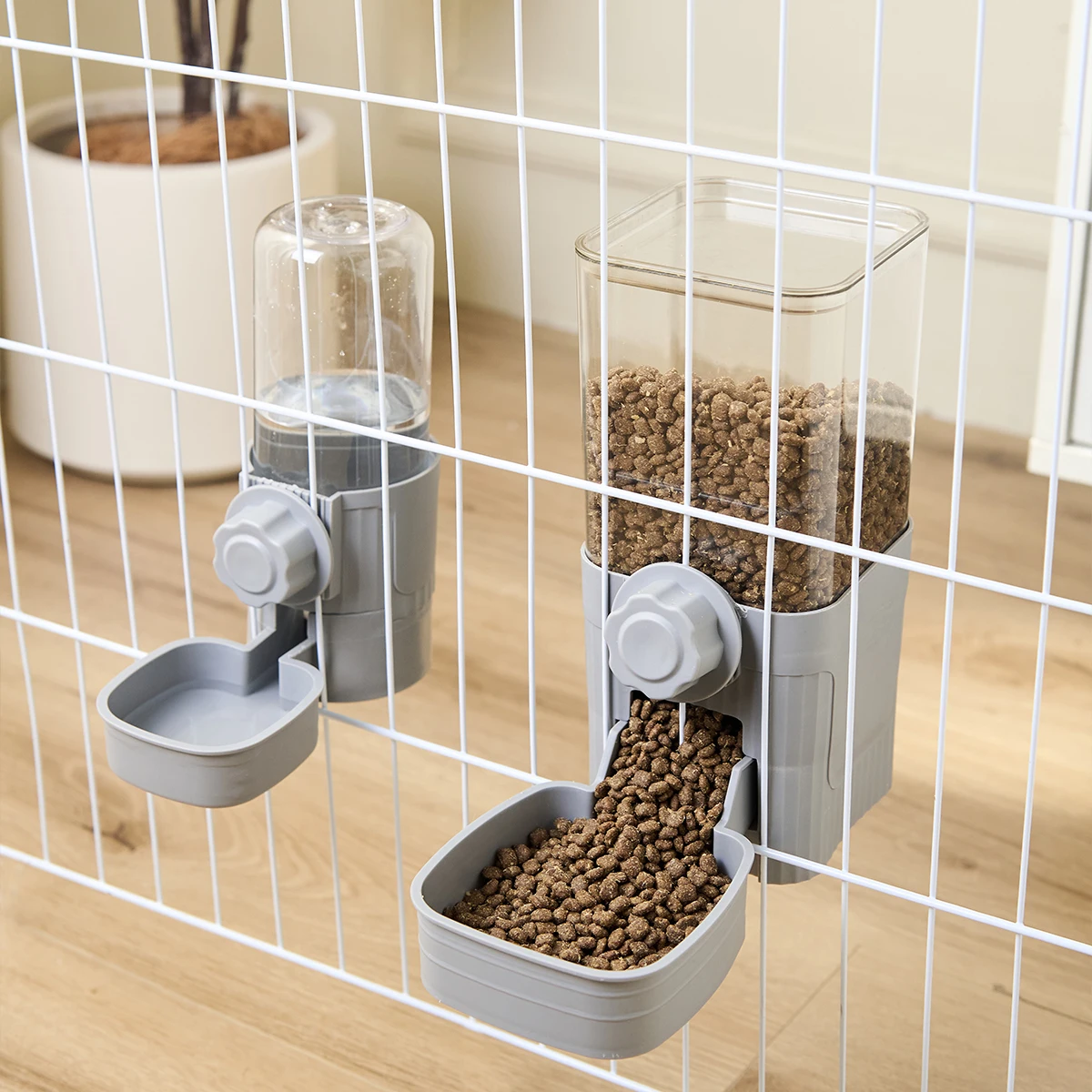 Portion Control Container - Tempat Makan dan Minum Otomatis untuk