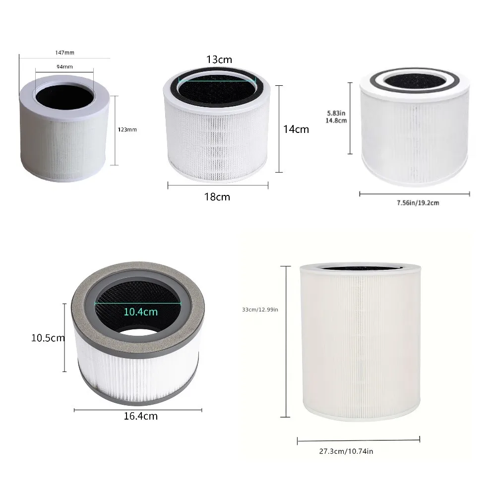 Core Mini Filter for LEVOIT Core 200S, Core 300, Core 600S, Vista 200, Vital 200S, LV-H132 LV-H133 LV-H134 Air Purifier view 2