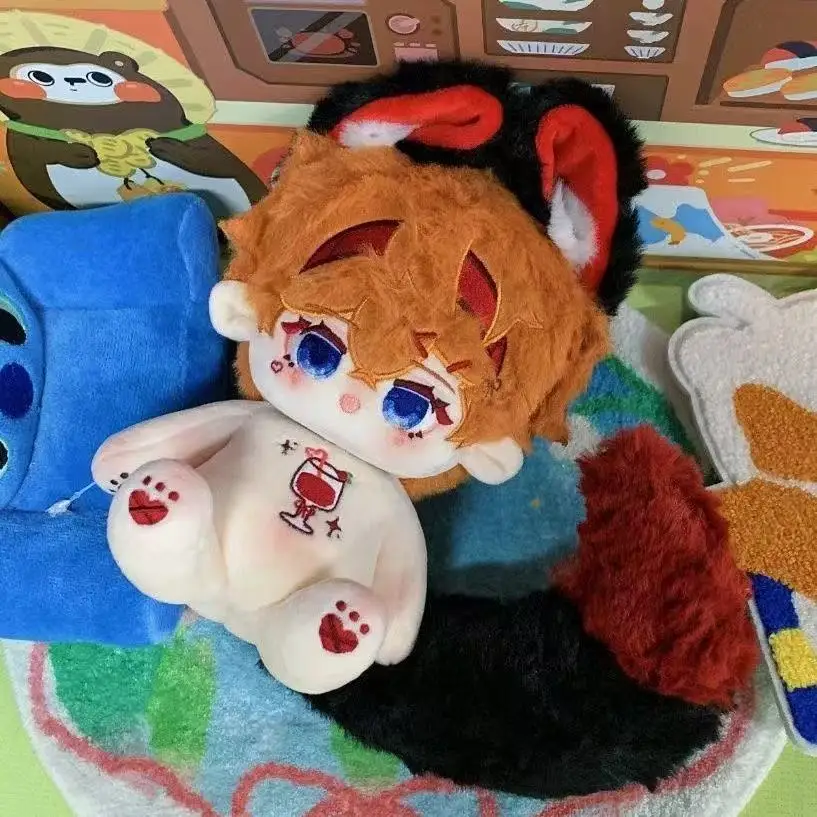 

Мягкая плюшевая кукла Genshin Impact Tartaglia 20 см, игрушка для детей, милая хлопковая кукла для косплея, платье, рождественский подарок, подарок