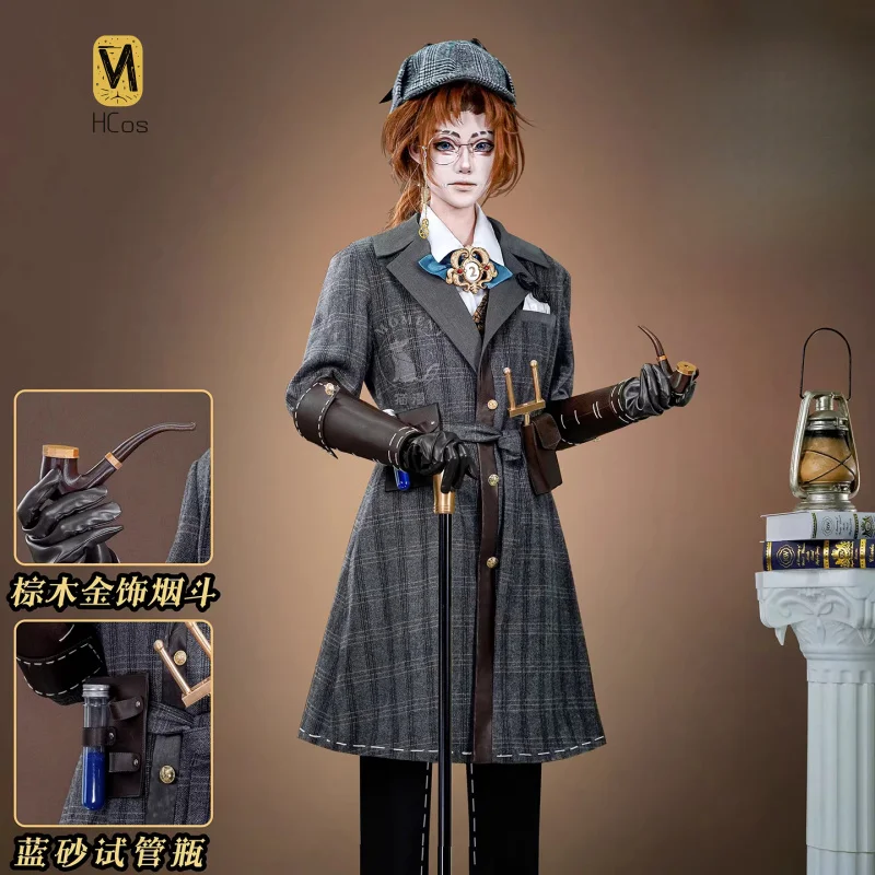 

HCos Identity Ⅴ Mercenary Cosplay Naib Subedar Costume Party Fashion Handsome Uniform Halloween Role Play Clothing