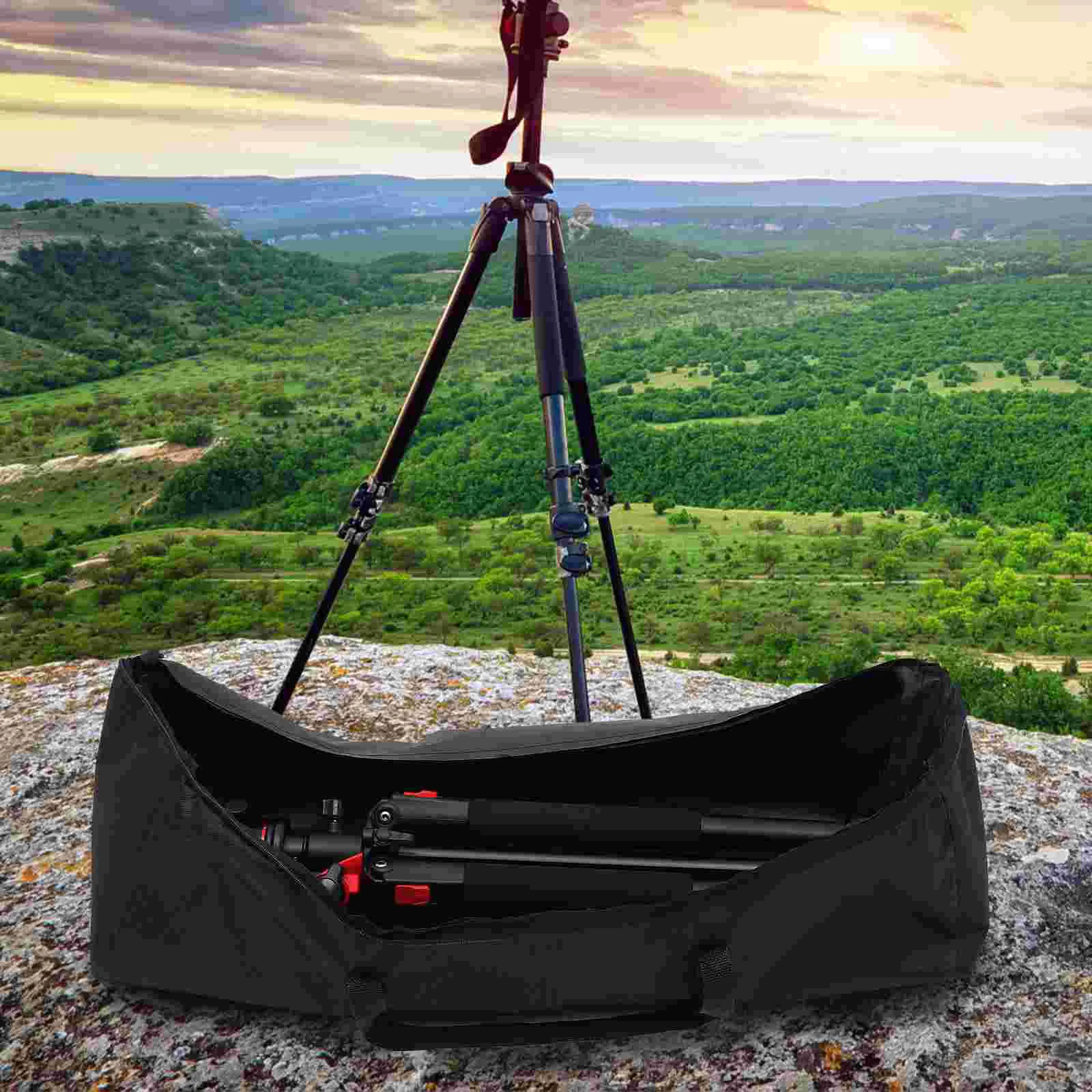 Padded Bag for Equipment Storage Crossbody Photographic Container Pulley Tripod Travel