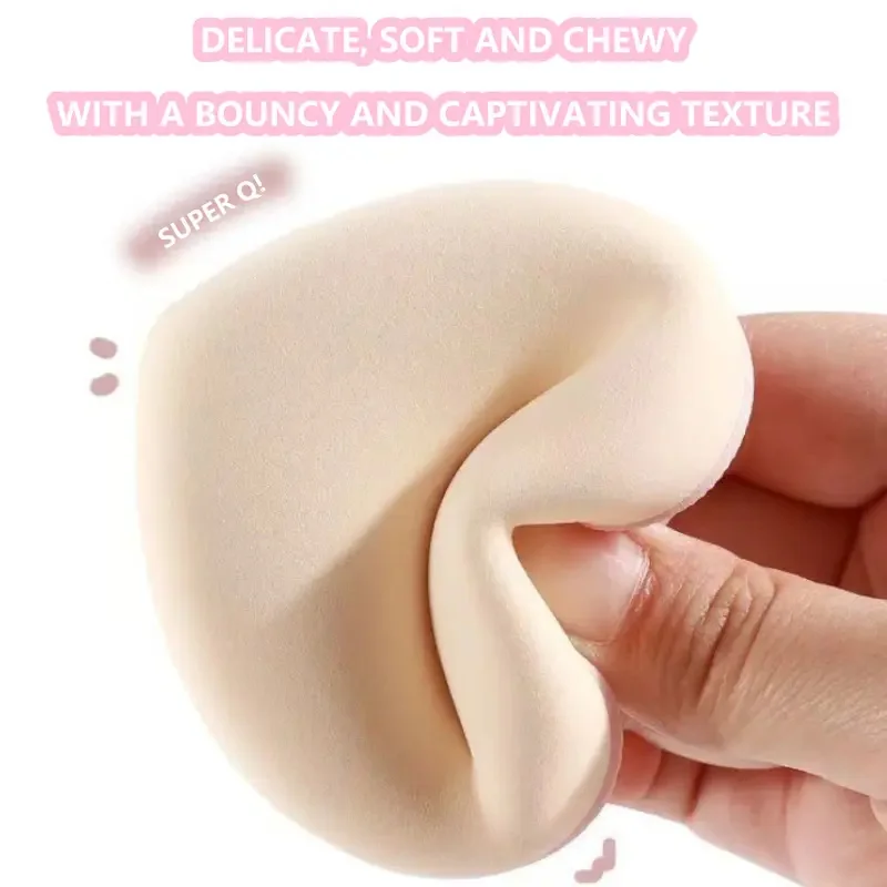 3/5/10 szt. Miękkie gąbeczki do makijażu w kształcie kropli wody, do stosowania na sucho i na mokro, gąbka do poduszki powietrznej, duży rozmiar, gąbka do pudru kosmetycznego typu cukierkowa watka, narzędzie do makijażu