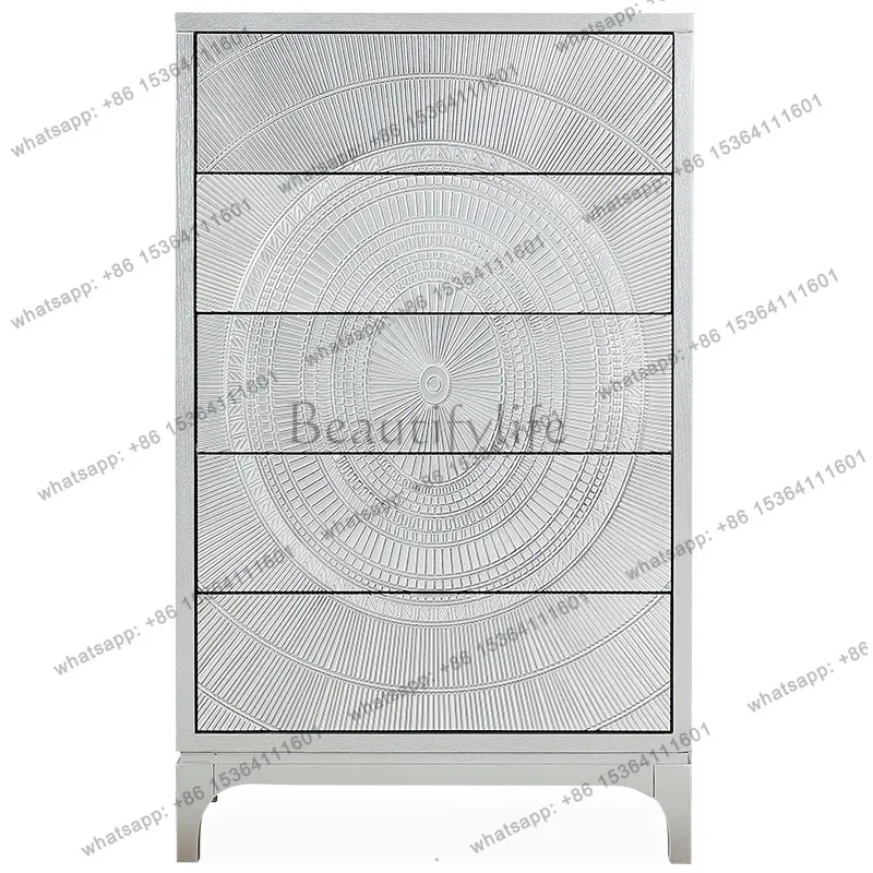 LD American light luxury small apartment entry foyer porch cabinet bedroom drawer storage cabinet