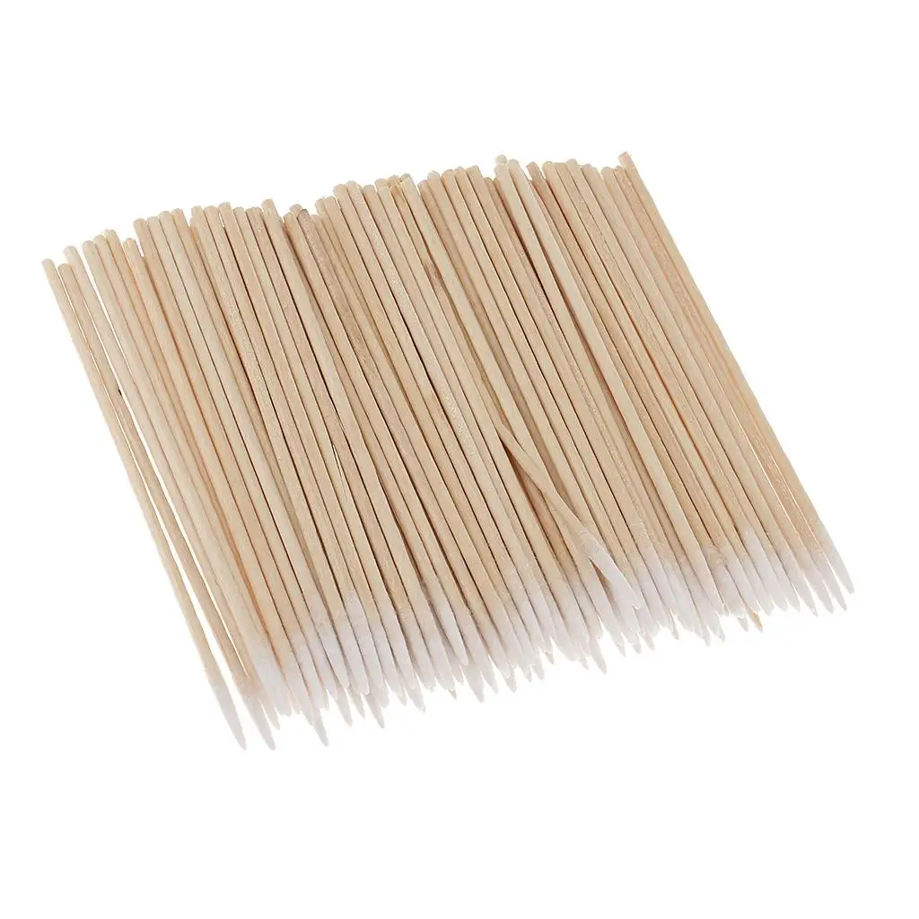 100pcs Microblading Cotton Swabs Makeup Disposable Applicators 10cm