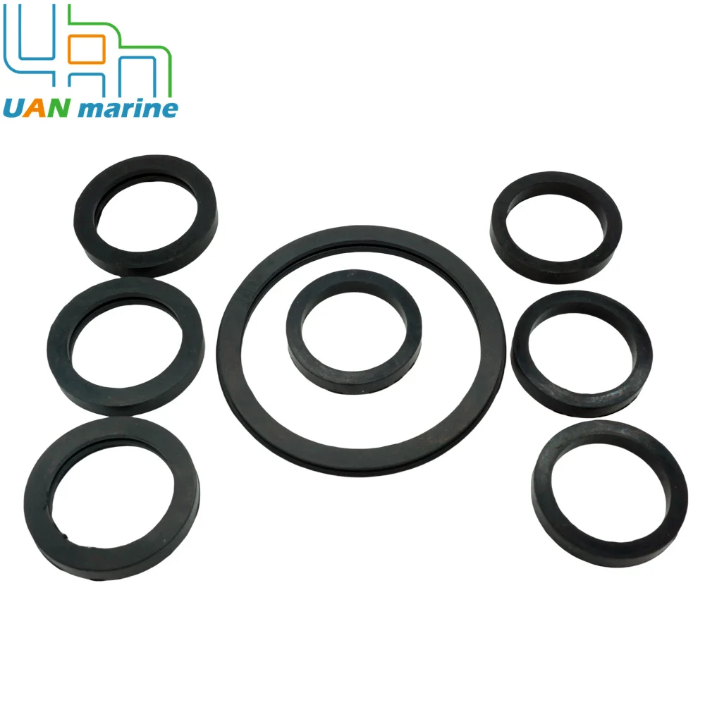 Cooling Pipe Gaskets Seal Set For Volvo Penta 416033 831622 418412 AQ151C AQ171A AQ171C