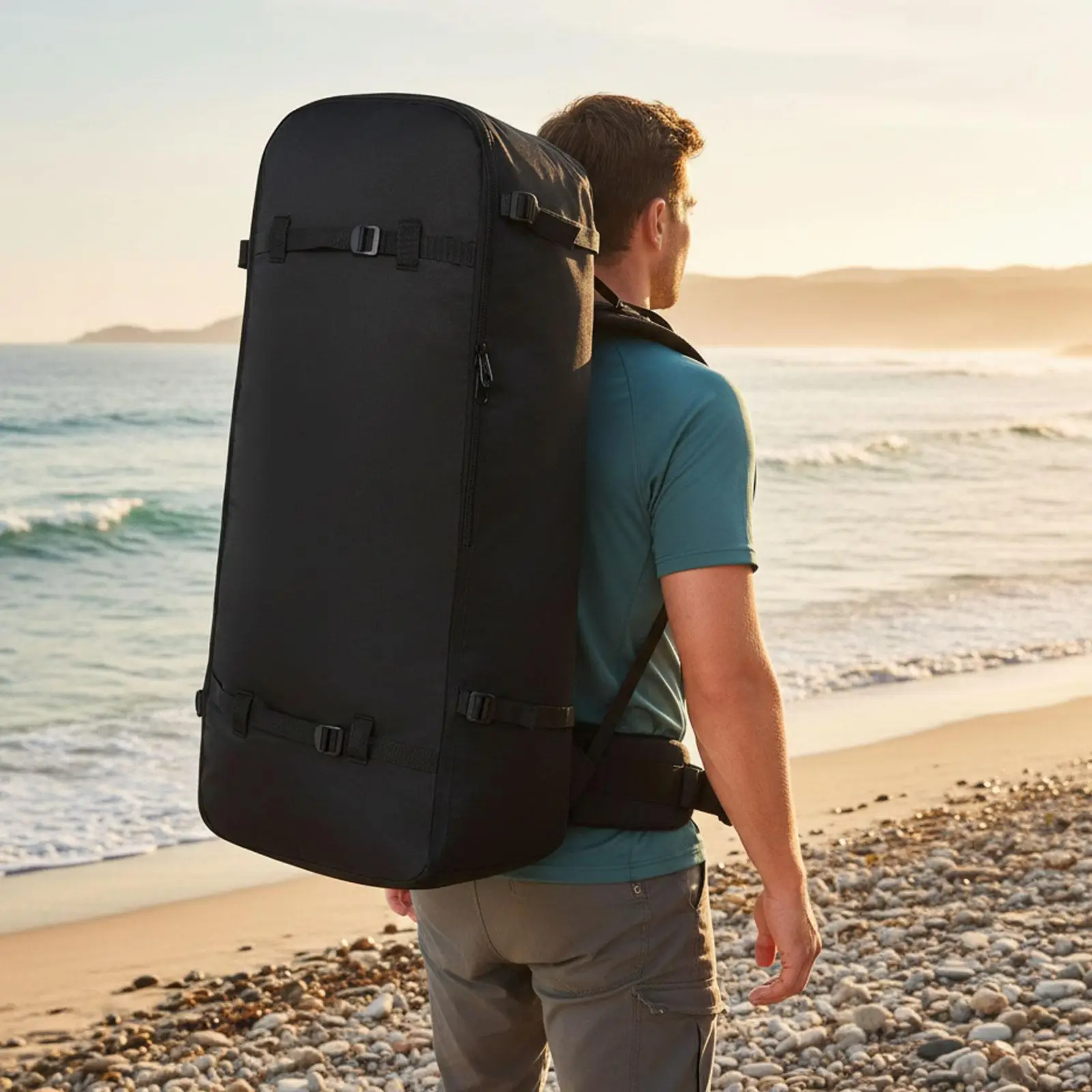 

Рюкзак для падлборда, многофункциональная портативная водонепроницаемая сумка большой вместимости для серфинга на открытом воздухе