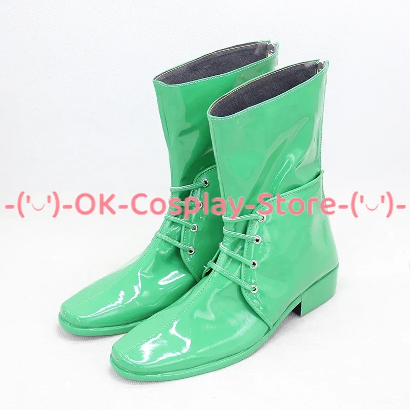 Anime JoJo's Bizarre Adventure Caesar Anthonio Zeppeli Cosplay Shoes Halloween Carnival Boots PU Shoes Cosplay Props Custom Made