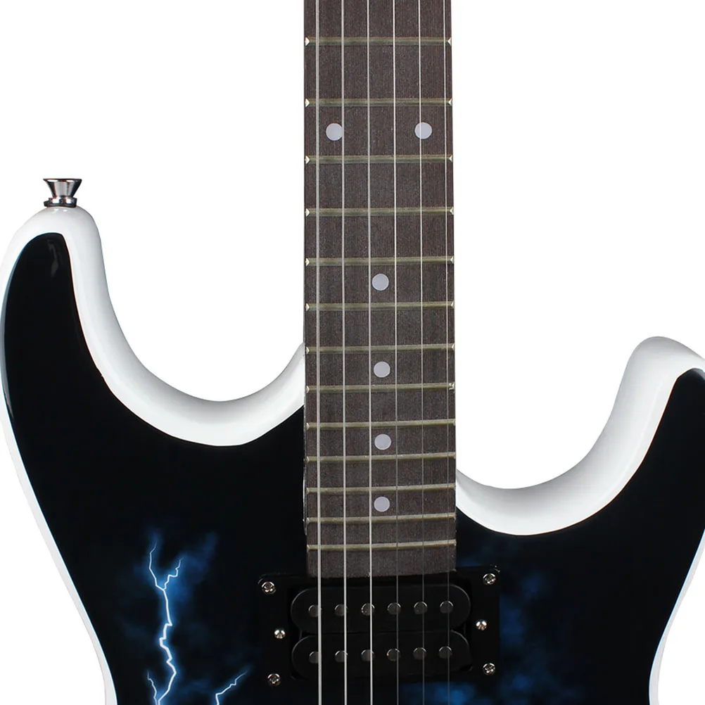 

6 Strings Electric Guitar Stainless Steel Winding Parts Accessories Optical Replacement Metal Strings Pack