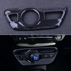 beler ABS Car Interior Console Gear Shift Box Panel Cover Trim Frame Fit For Toyota Prius Hatchback 2019 2020