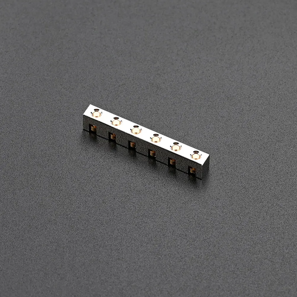 

Metal Guitar String Nuts for Electric Acoustic Guitars Bridge Saddle Replacement Parts Decrease Noise Improve Tone Sustain Fits