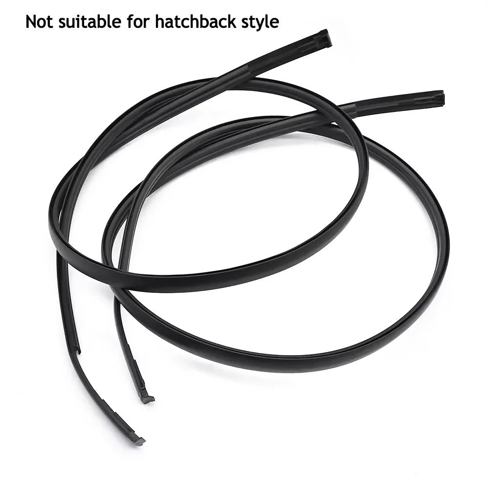 2pcs Roof Drip Moulding Trim For Toyota Yaris Sedan 2007 2008 2009 2010 2011 Replace #75551-52160 75552-52140 Left & Right