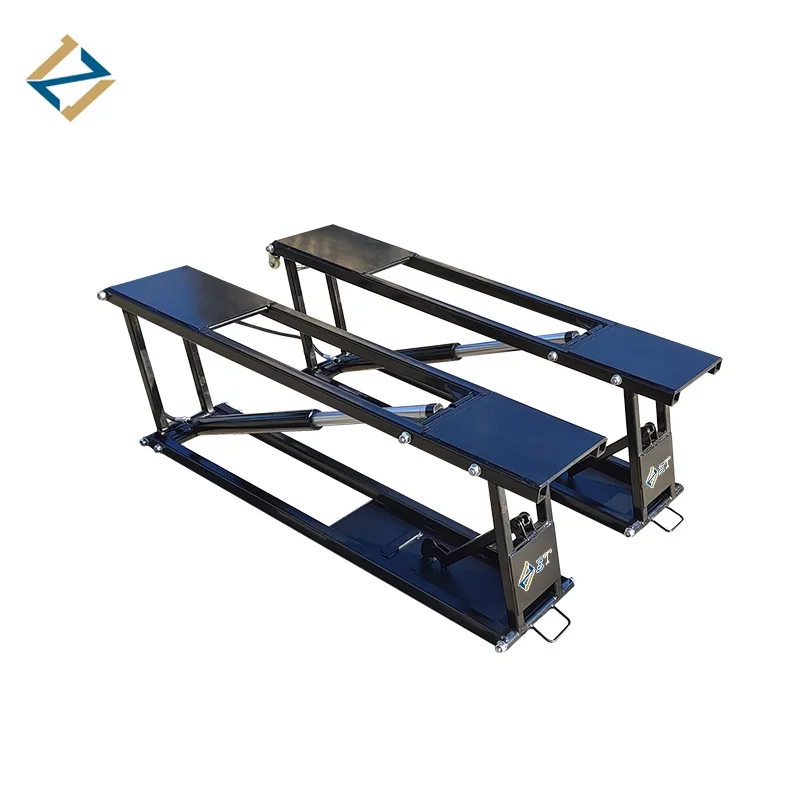 

Zhong Tai ZT-100 CE Certified Mini Scissor Lift Electric Hydraulic 0.75Kw Motor 20-25s Lifting Time Portable Quick Car Lifts