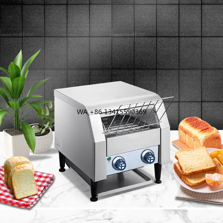 

FURNOTEL Toaster Stainless Steel Commercial Electric Conveyor Toaster