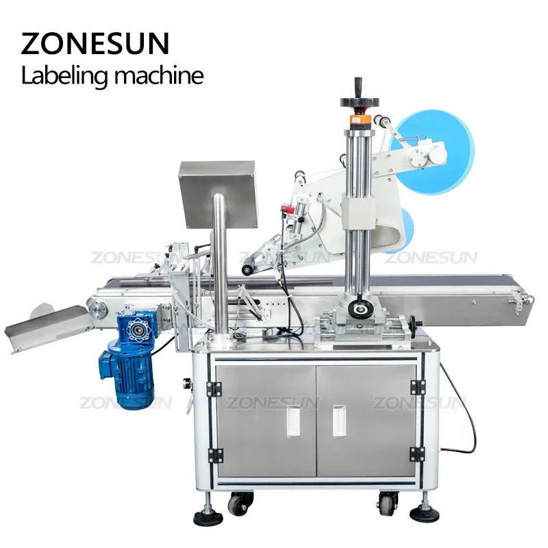 ZONESUN ZS TB833 Automatic Box Carton Sealing Folding Corner Adhesive Sticker Packing Labeling Machine Box Sealing Machine